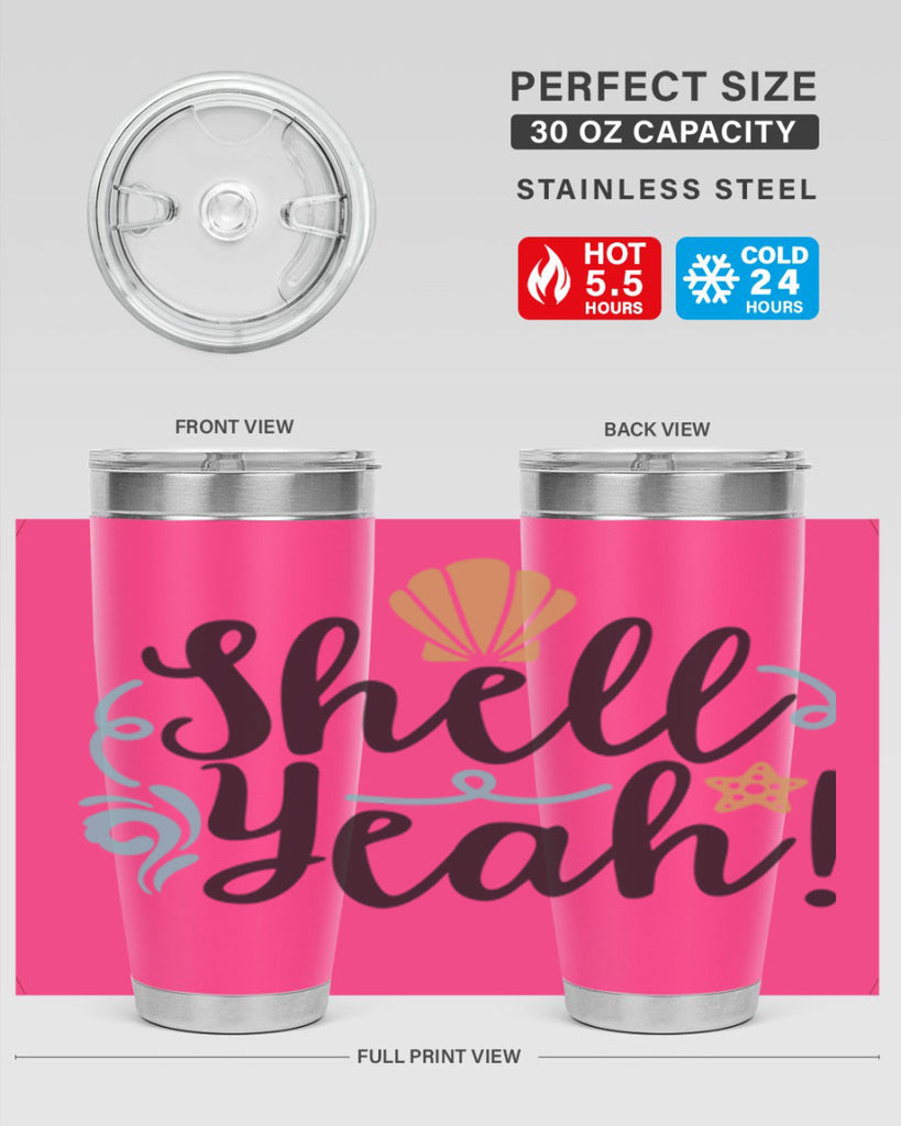 Shell Yeah 592#- mermaid- Tumbler