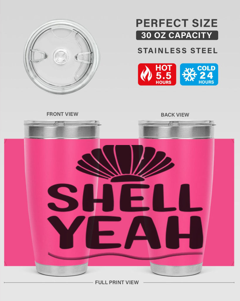 Shell yeah 597#- mermaid- Tumbler