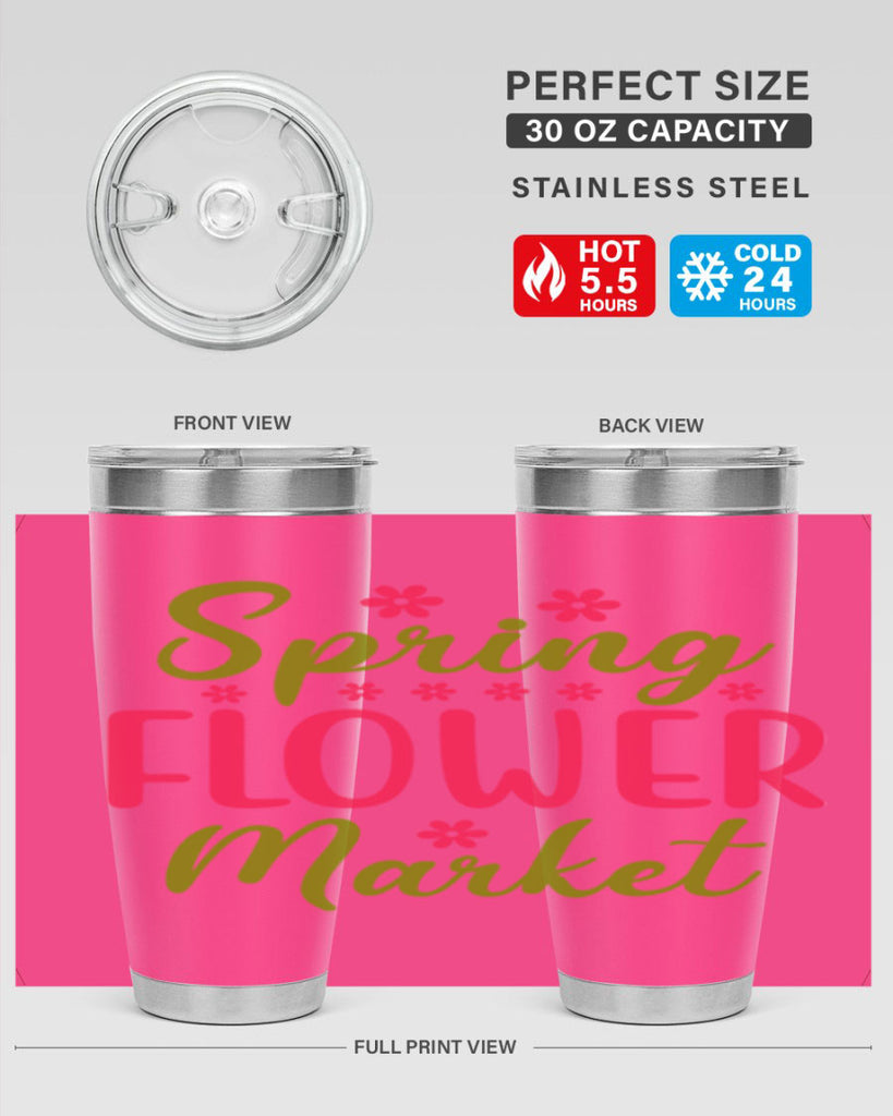 Spring Flower Market 423#- spring- Tumbler