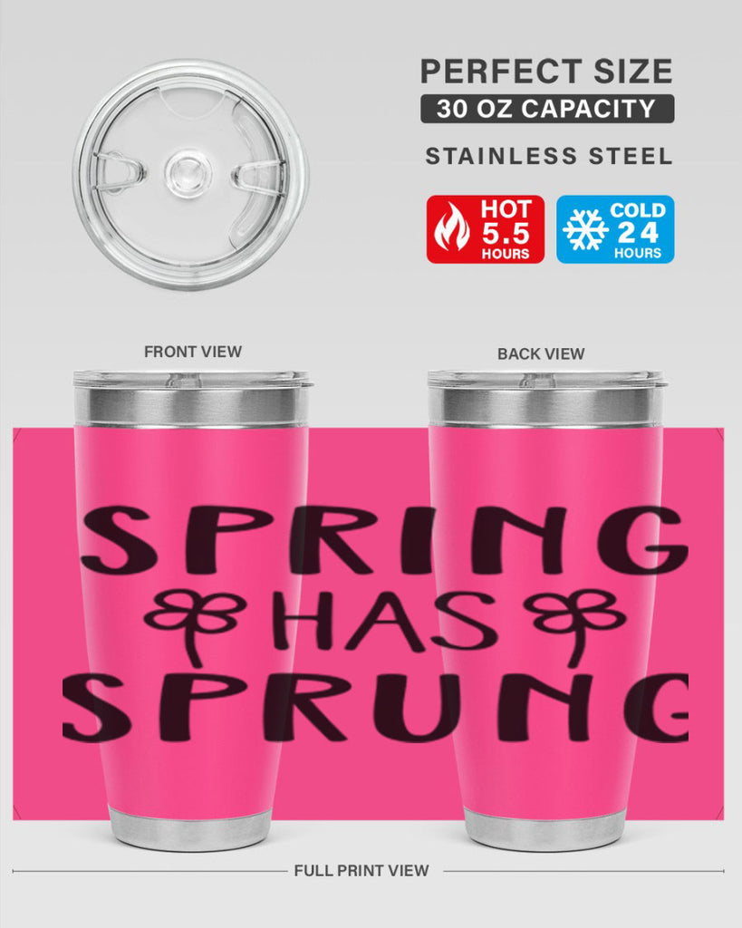 Spring has sprung design  490#- spring- Tumbler