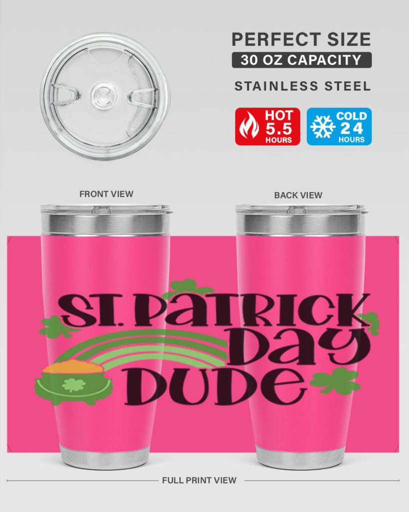 St Patrick Day Dude Style 29#- St Patricks Day- Tumbler