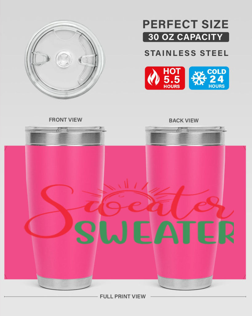 Sweater Weather 583#- fall- Tumbler