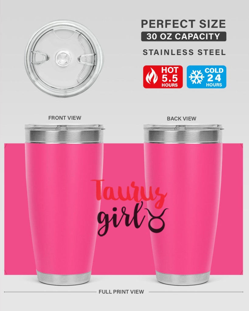 Taurus girl 489#- zodiac- Tumbler