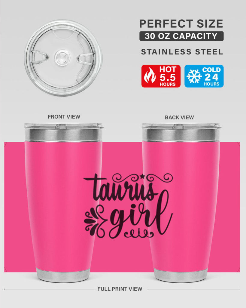 Taurus girl 499#- zodiac- Tumbler