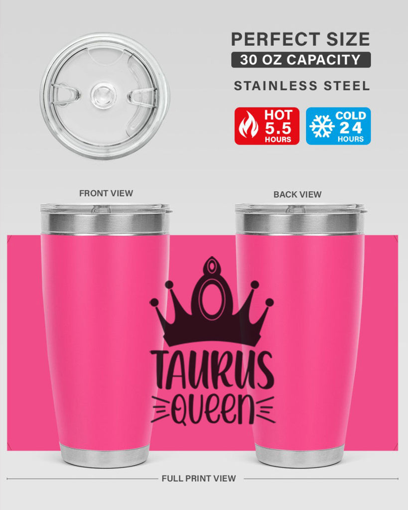 Taurus queen 503#- zodiac- Tumbler