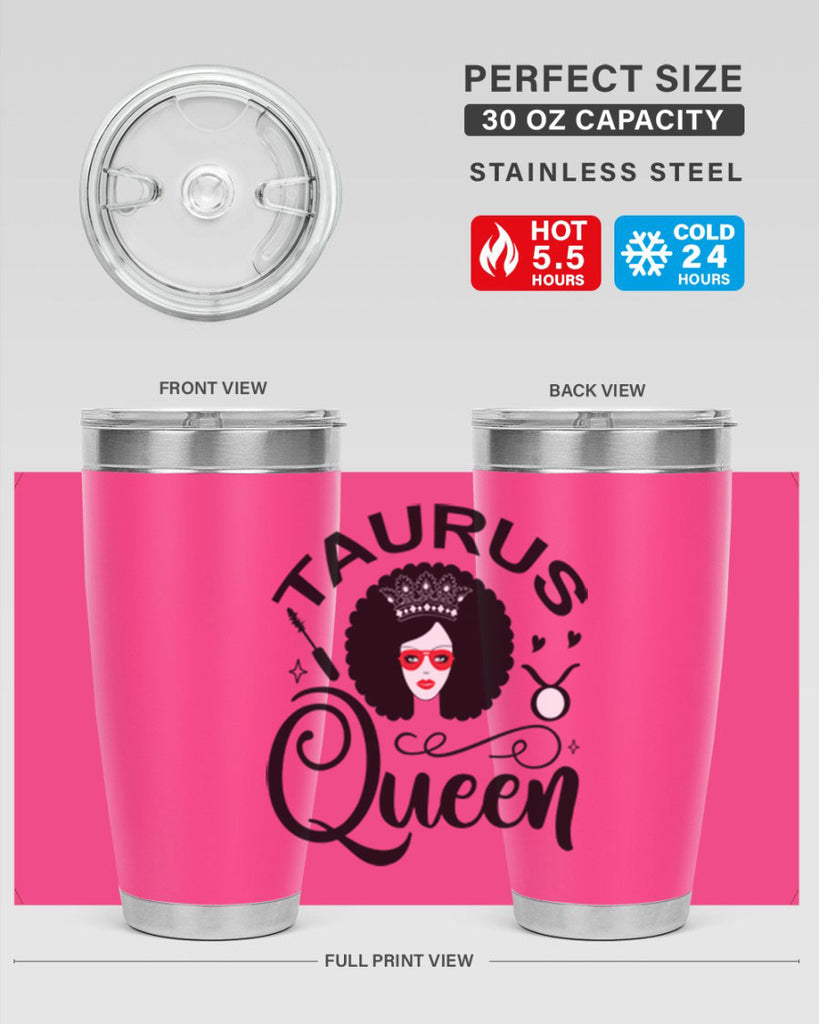 Taurus queen 505#- zodiac- Tumbler