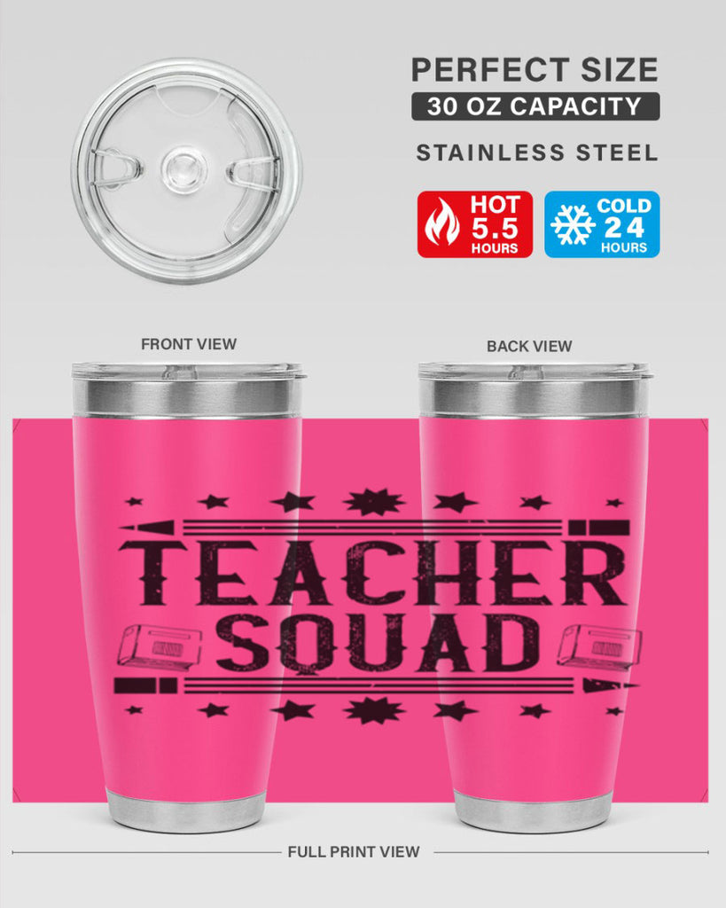 Teacher squad Style 14#- teacher- tumbler