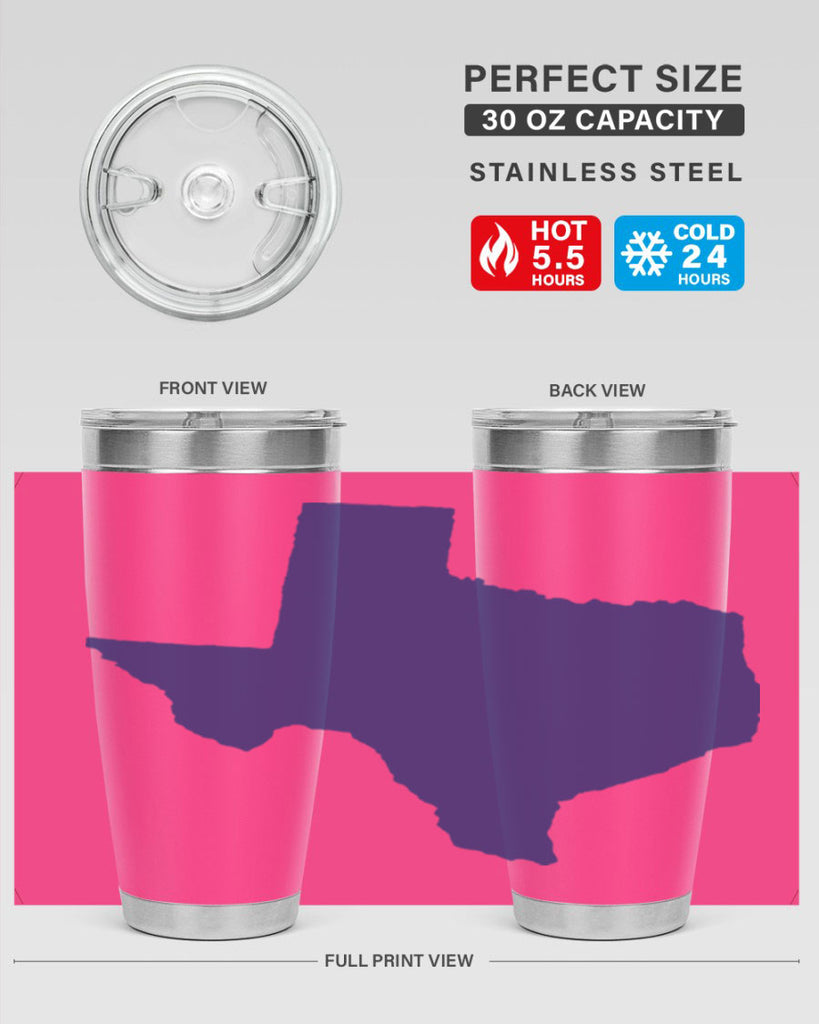 Texas 8#- stateflags- Tumbler