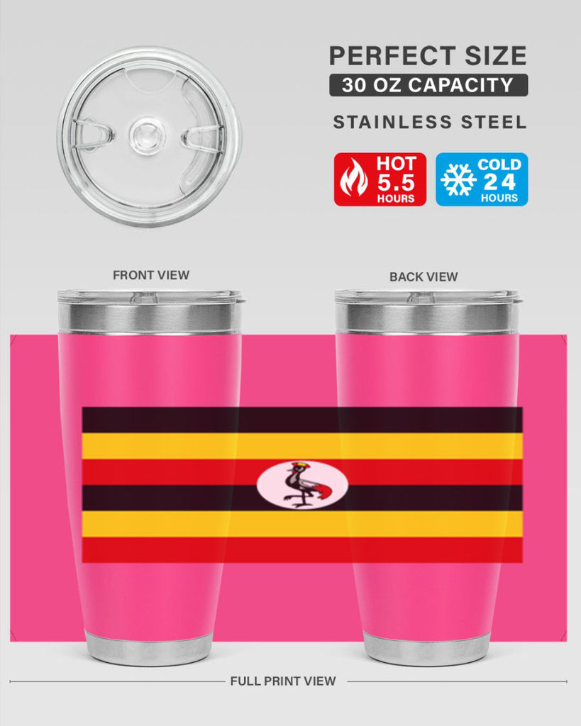 Uganda 14#- world flags- Tumbler