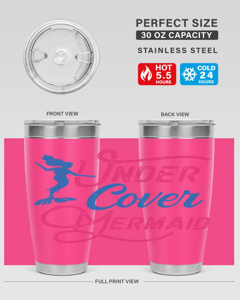 Under Cover Mermaid 640#- mermaid- Tumbler