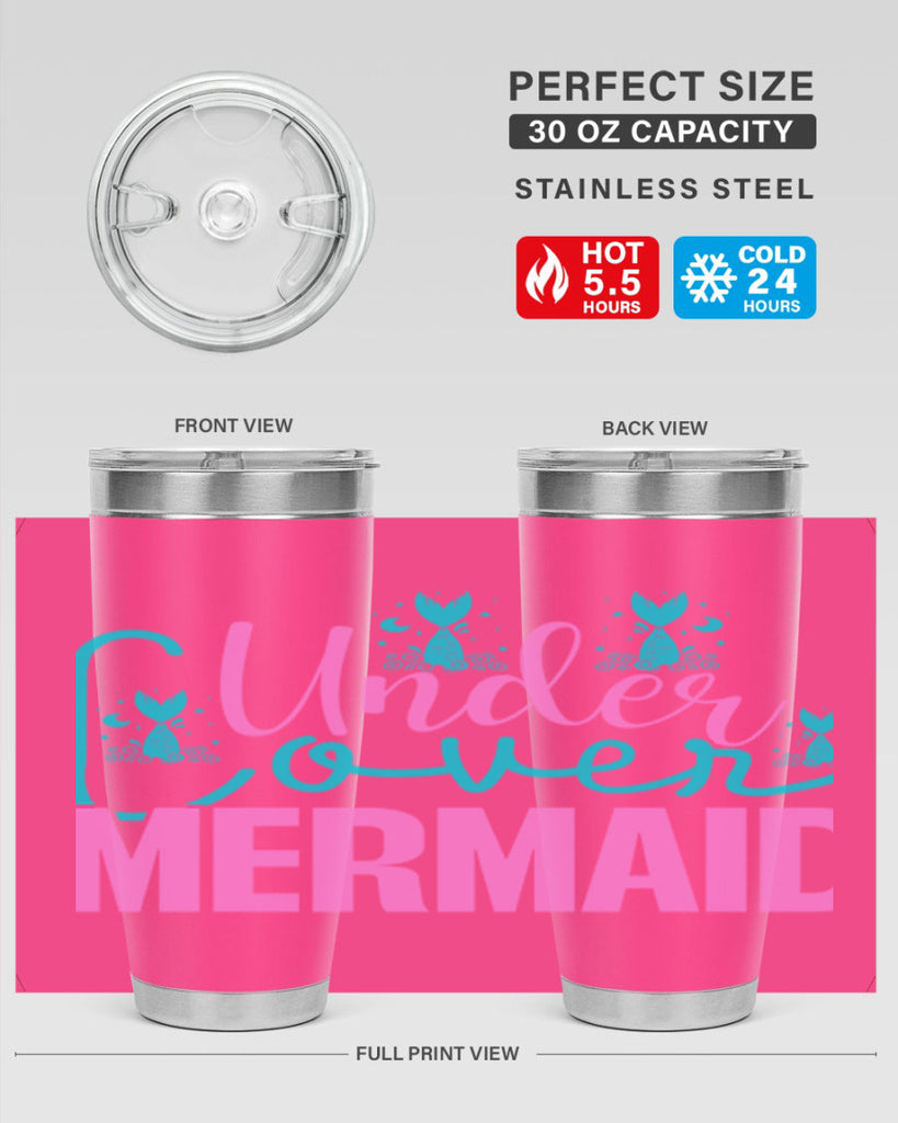 Under Cover Mermaid 643#- mermaid- Tumbler