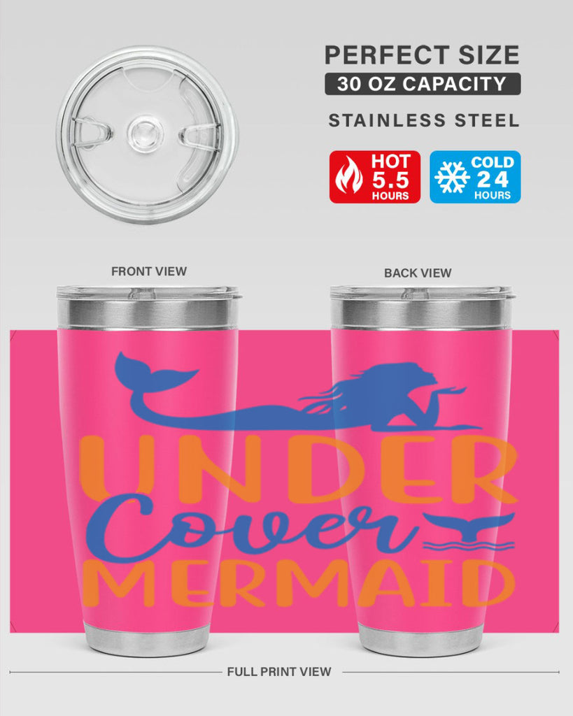 Under Cover Mermaid 644#- mermaid- Tumbler