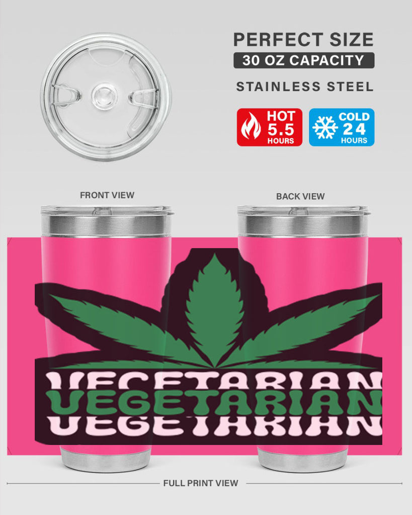 Vegetarian 271#- marijuana- Tumbler