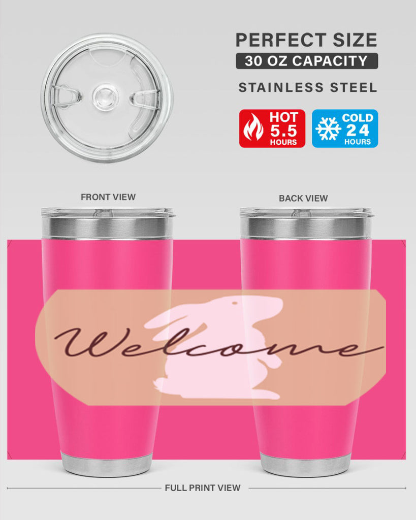 Welcome Bunny569#- spring- Tumbler