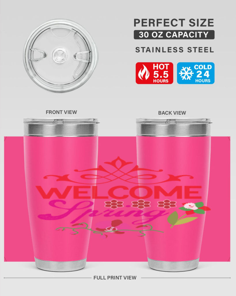 Welcome Spring 580#- spring- Tumbler