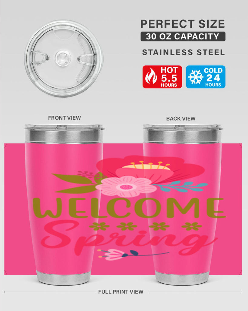 Welcome Spring 582#- spring- Tumbler