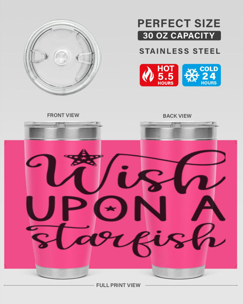 Wish upon a starfish  602#- spring- Tumbler