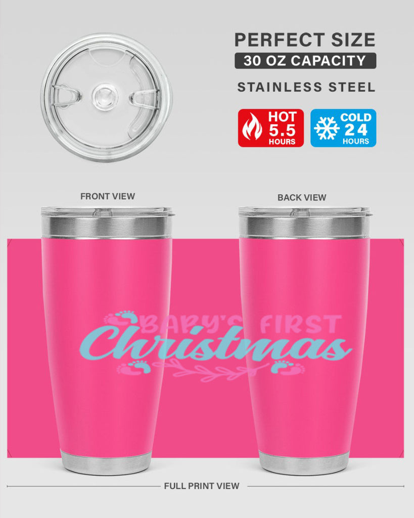 babys first christmas Style 287#- baby- tumbler