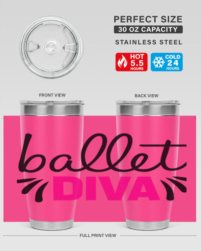 ballet diva 3#- ballet- Tumbler