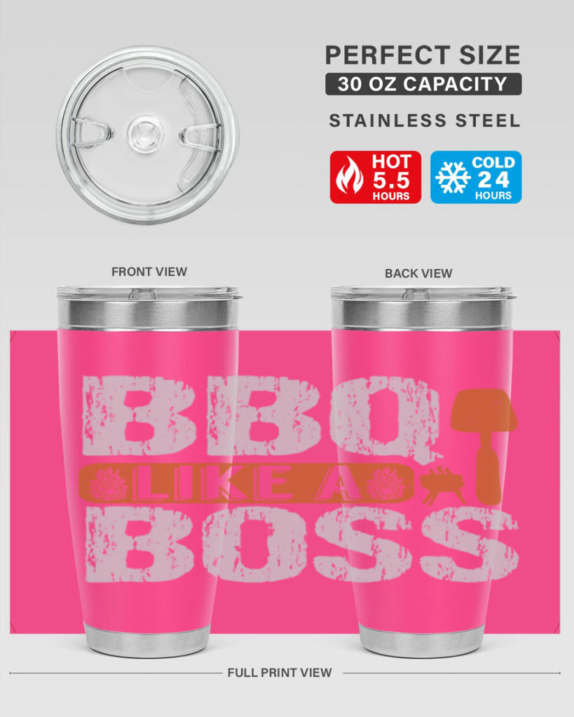 bbq like a boss 6#- bbq- Tumbler