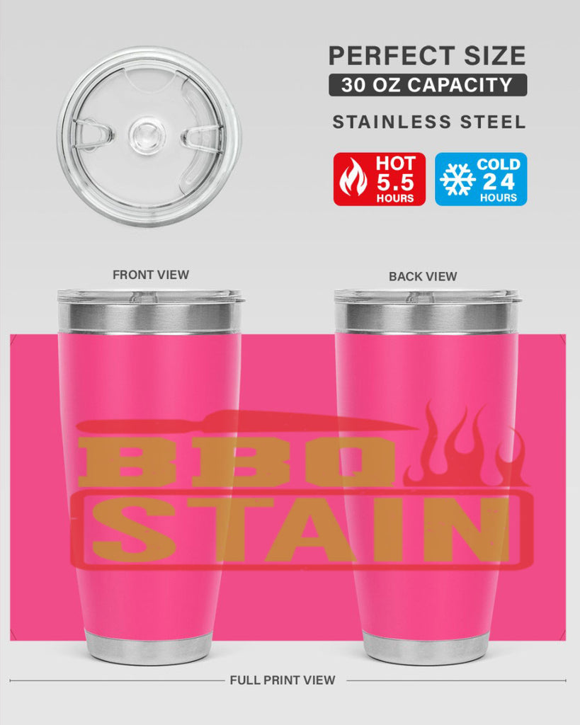 bbq stain 3#- bbq- Tumbler