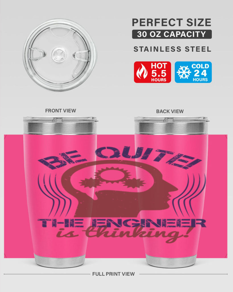 be quite the engineer is thinking Style 39#- engineer- tumbler