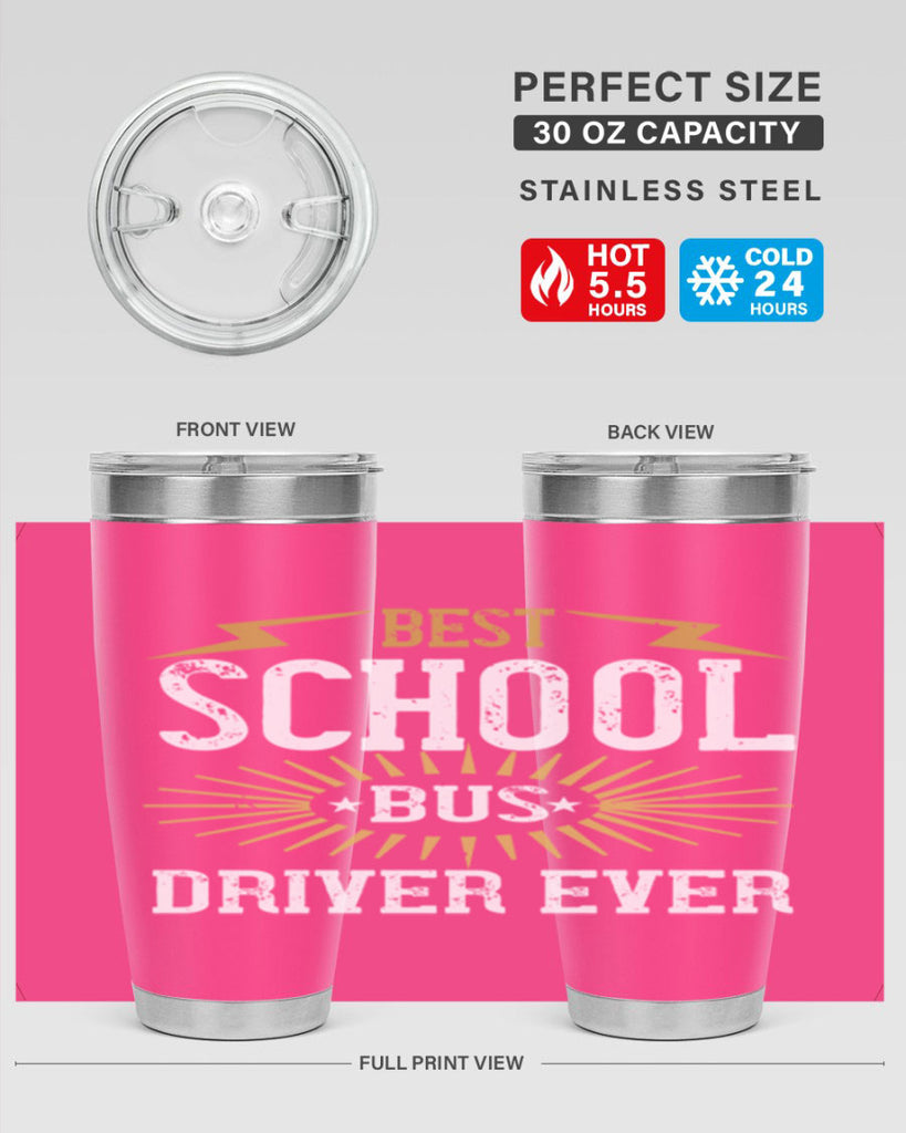 best school bus driver ever Style 43#- bus driver- tumbler