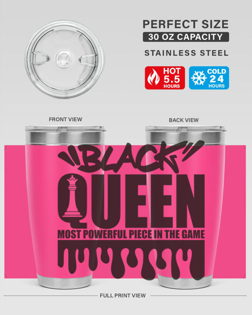 black queen 213#- black words phrases- Cotton Tank