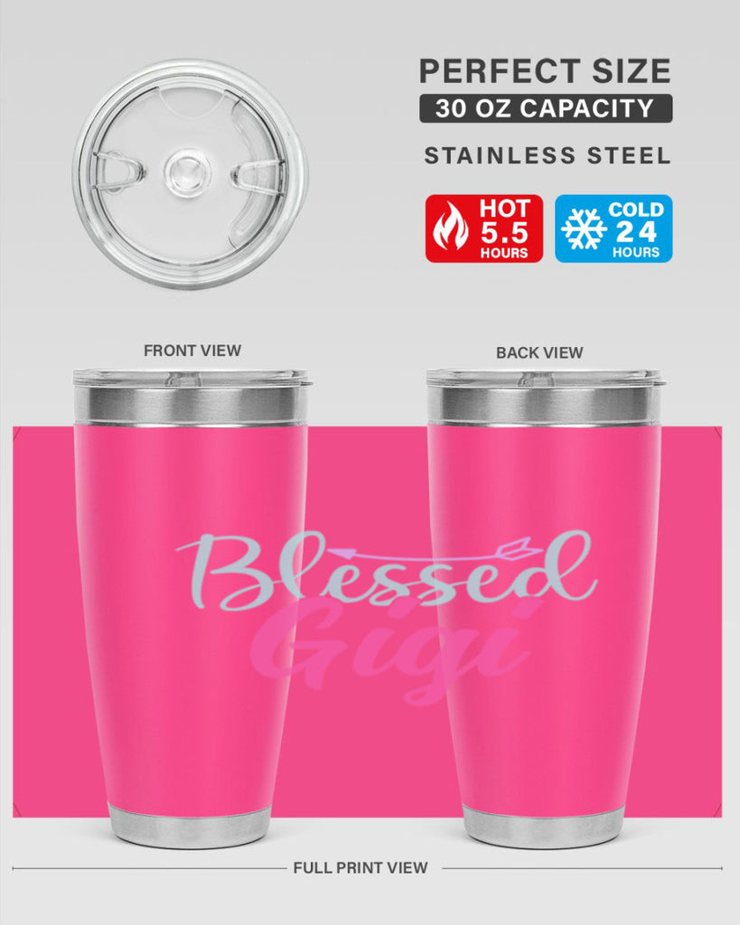 blessed gigi 65#- grandma - nana- Tumbler