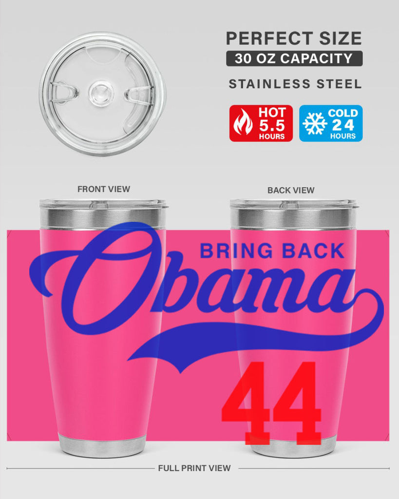 bring back obama jersey 191#- black words phrases- Cotton Tank