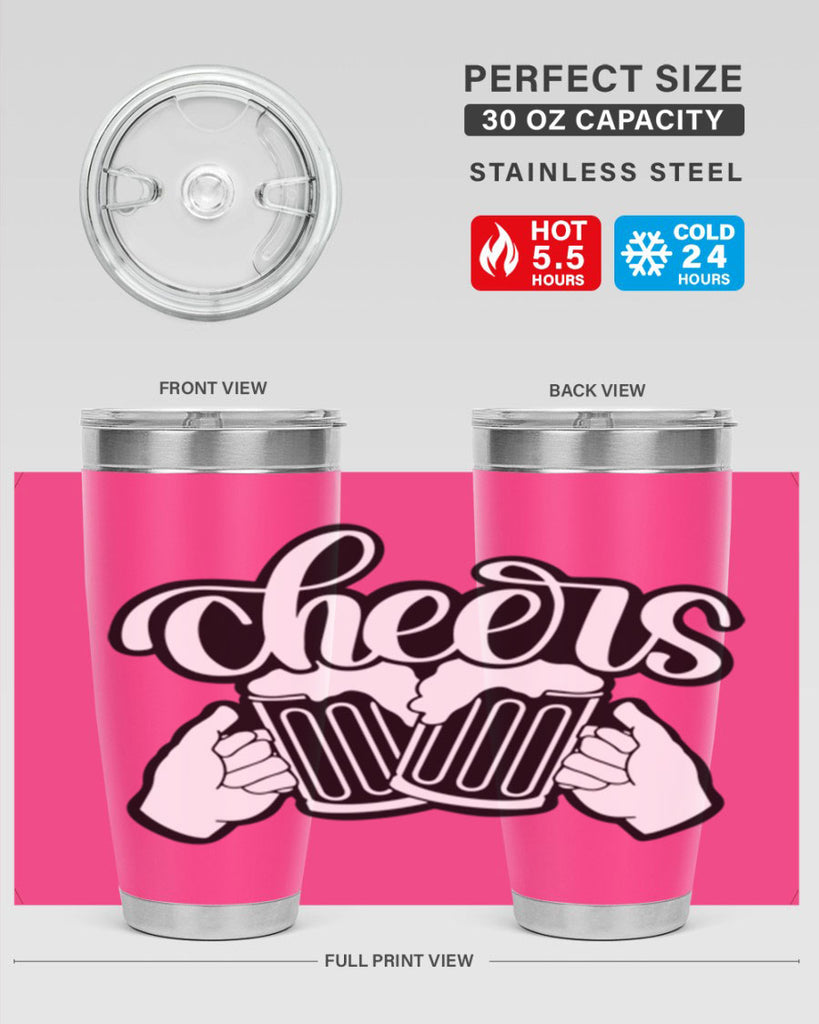 cheers 44#- beer- Tumbler