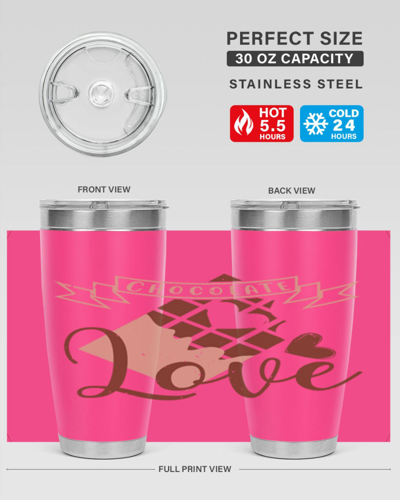 chocolate love 44#- chocolate- Tumbler