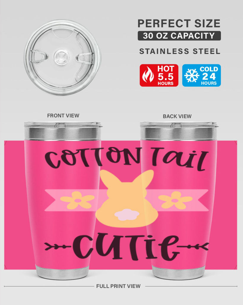 cotton tail cutie 63#- easter- Tumbler