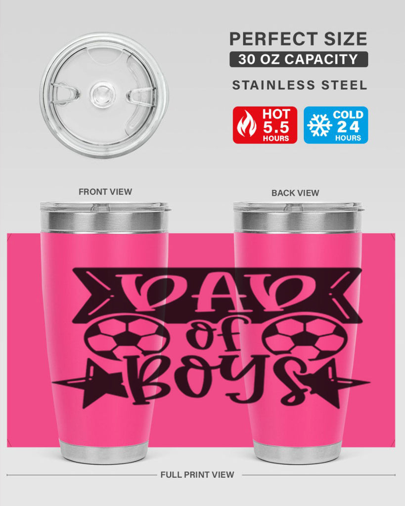 dad of boy 61#- fathers day- Tumbler