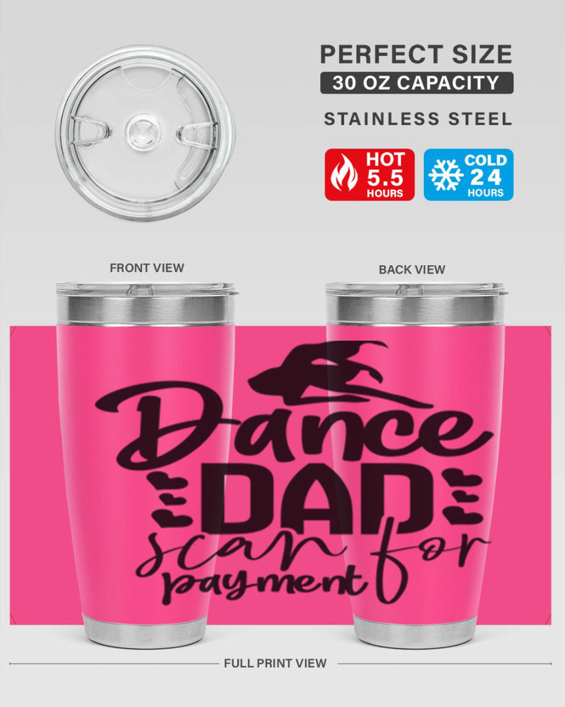 dance dad scan for payment 21#- ballet- Tumbler