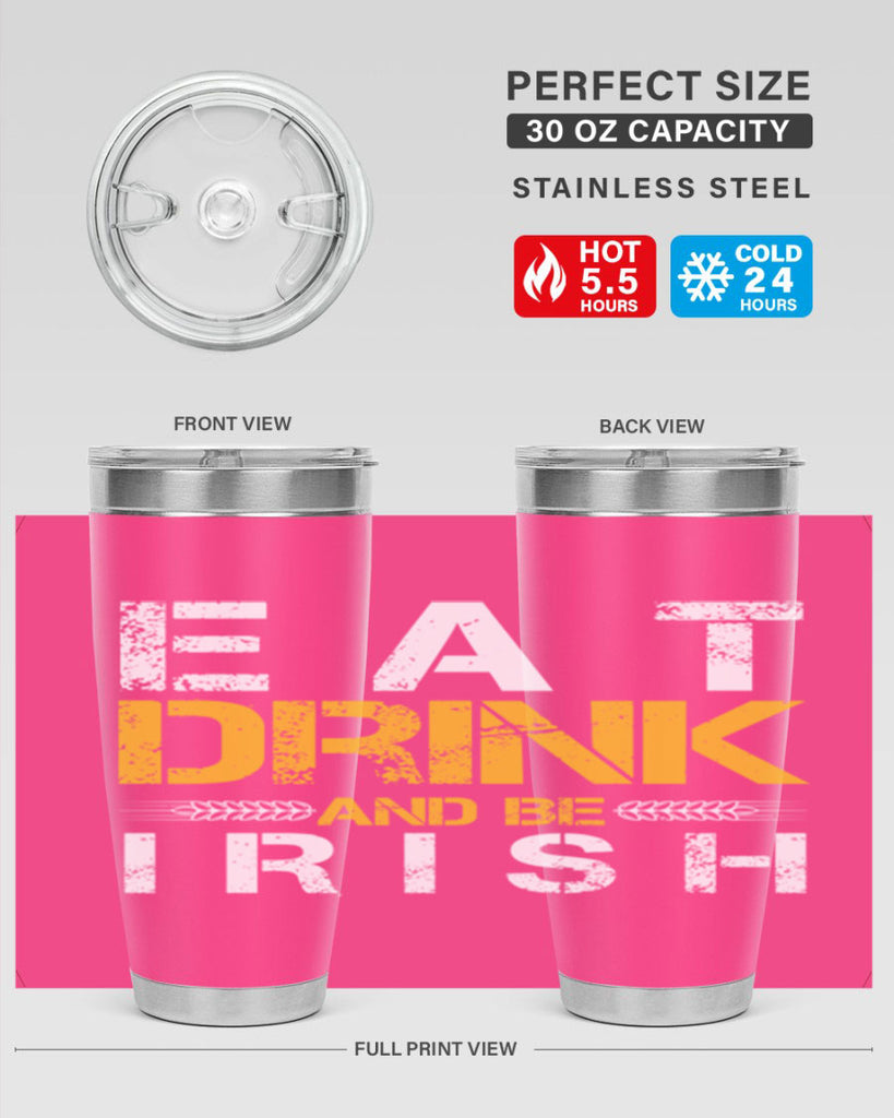 eat drink and be irish 89#- beer- Tumbler