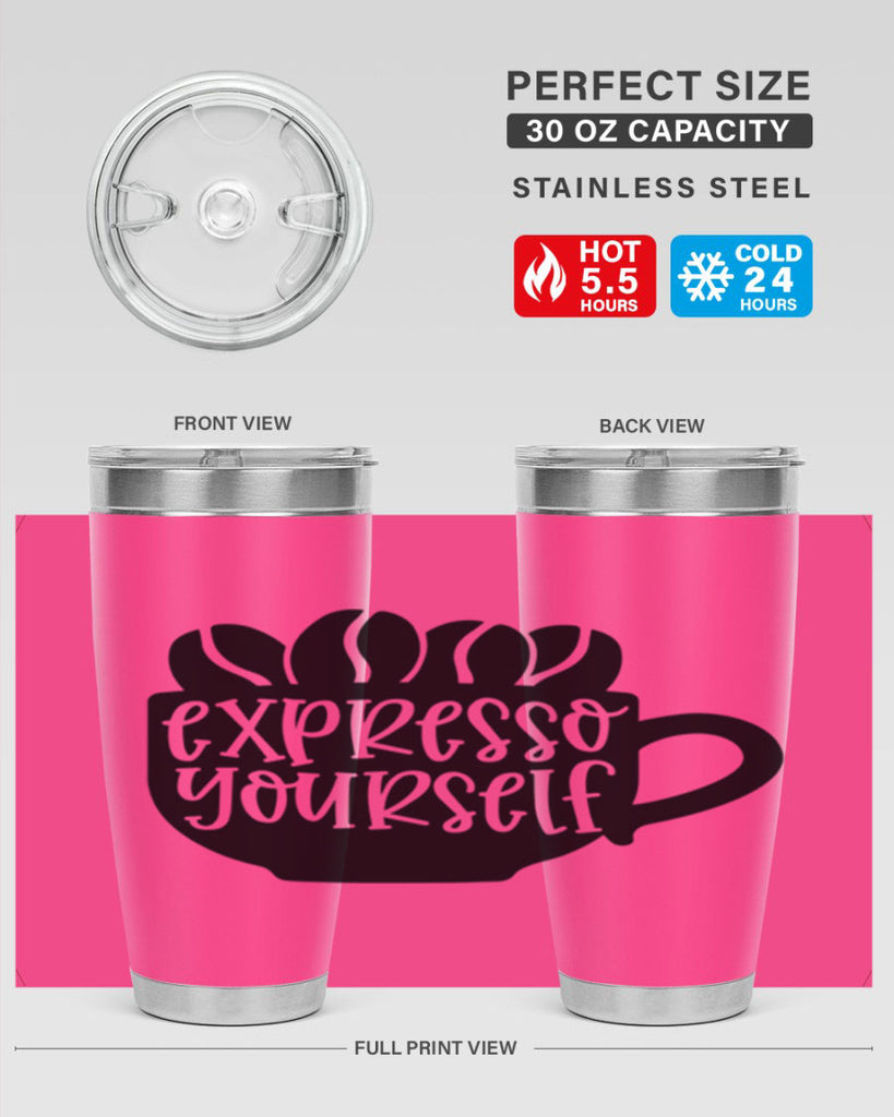 expresso yourself 56#- wine- Tumbler