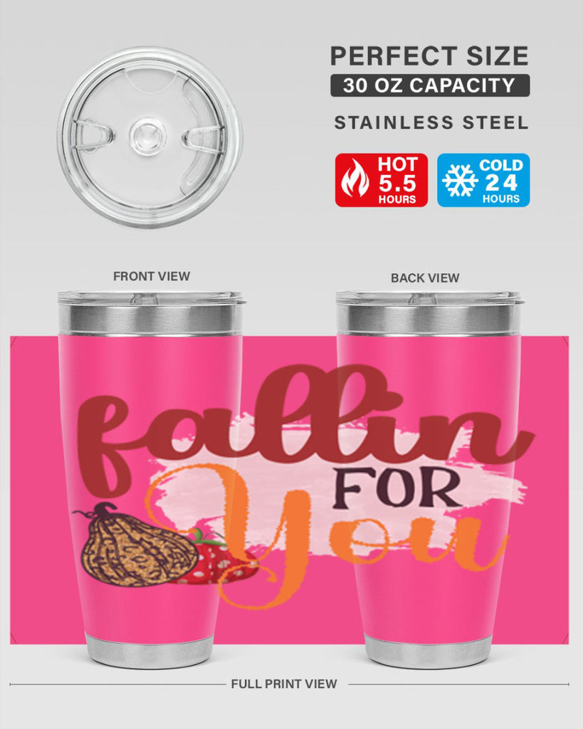 fallin for you 167#- fall- Tumbler