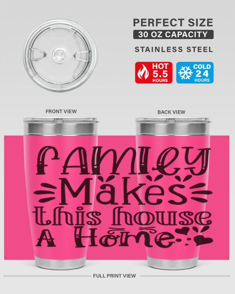 family makes this house a home 101#- home- Tumbler