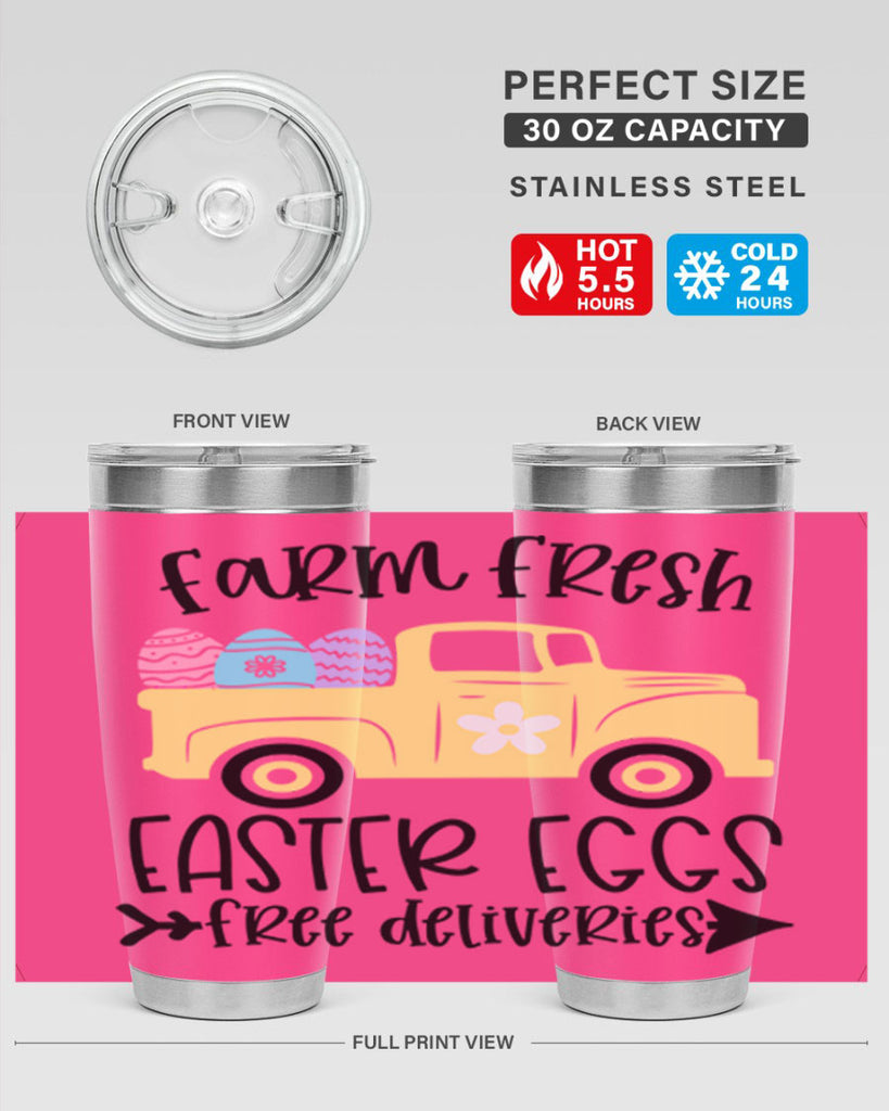 farm fresh easter eggs 46#- easter- Tumbler