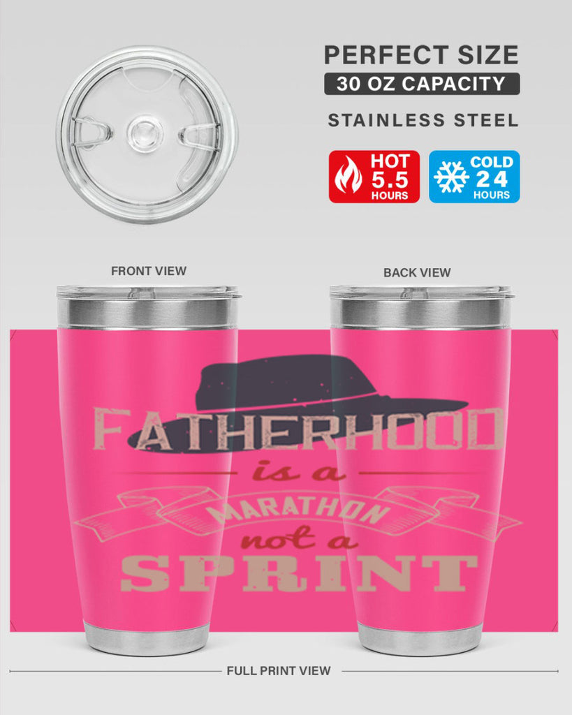fatherhood is a marathon 227#- fathers day- Tumbler