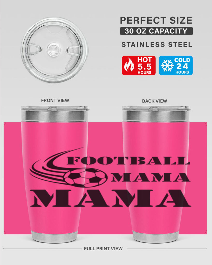 football mama 179#- mom- Tumbler