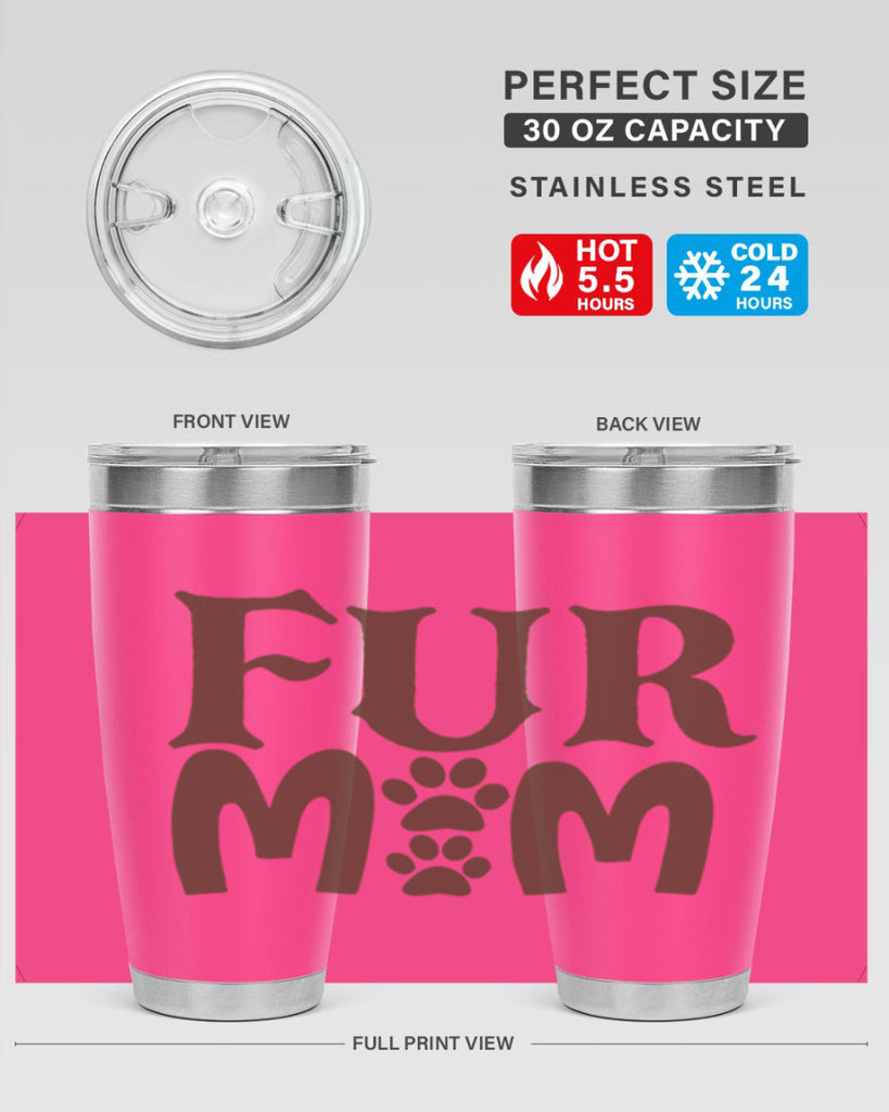 fur mom 266#- mom- Tumbler