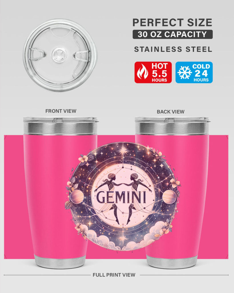 gemini 237#- zodiac- Tumbler