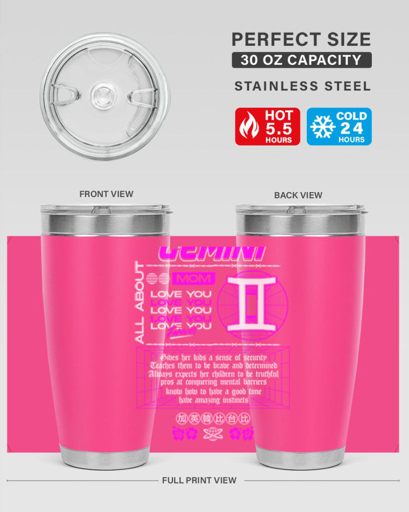 gemini 244#- zodiac- Tumbler