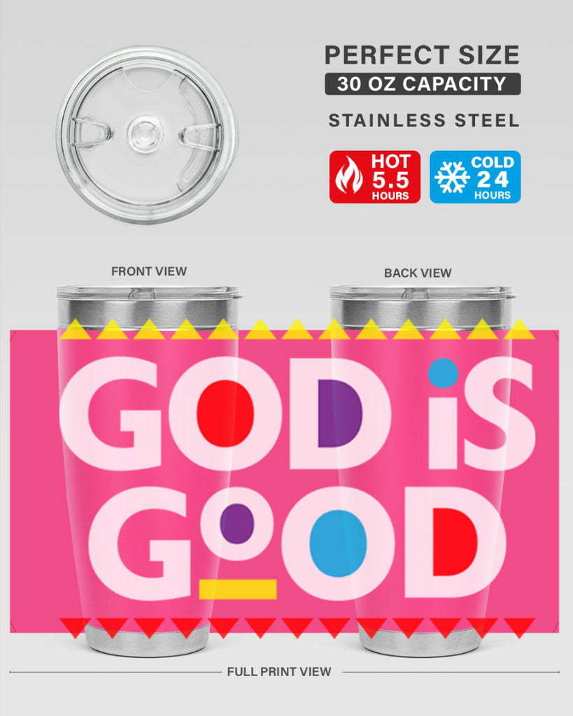 god is good 143#- black words phrases- Cotton Tank
