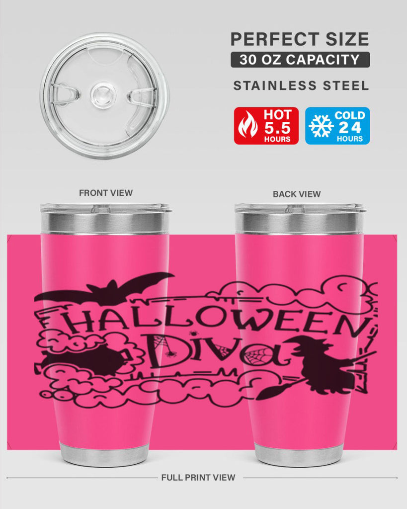 halloween diva 74#- halloween- Tumbler