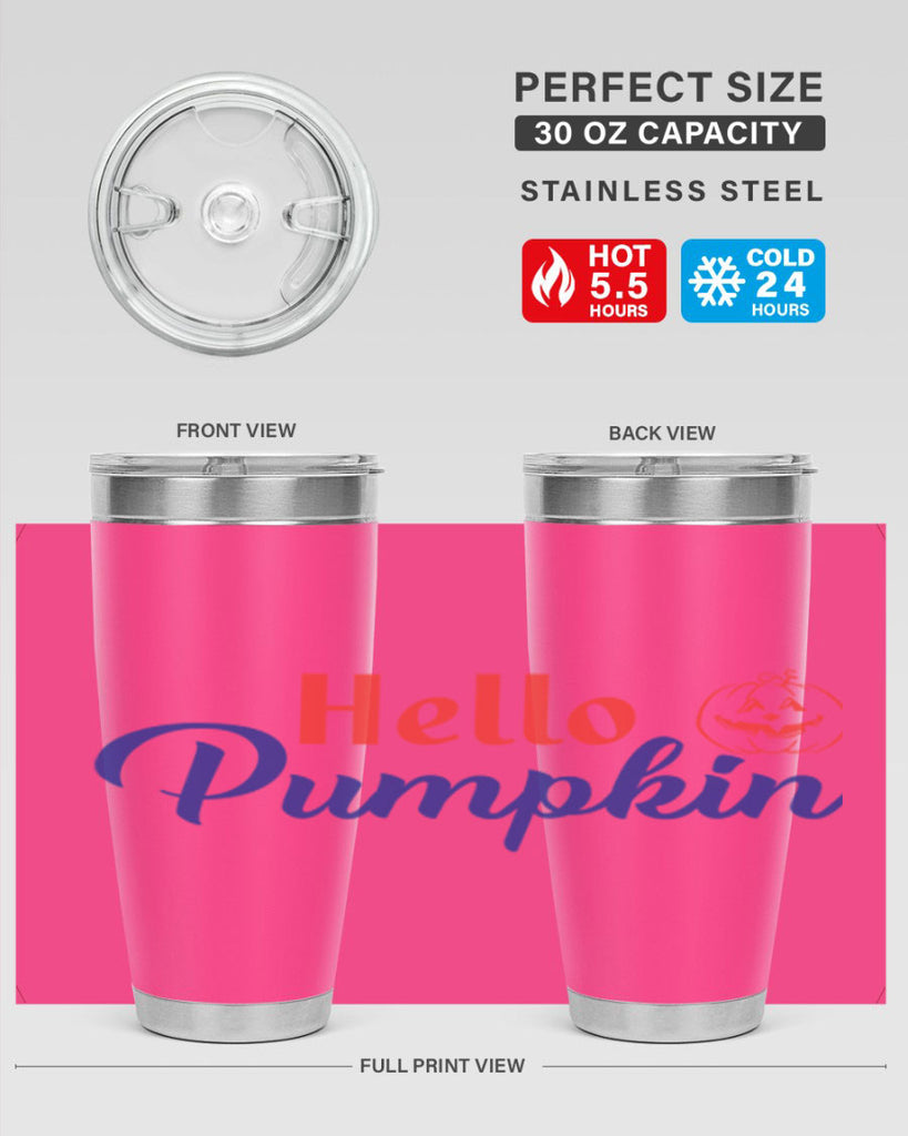 hello pumpkin 288#- fall- Tumbler