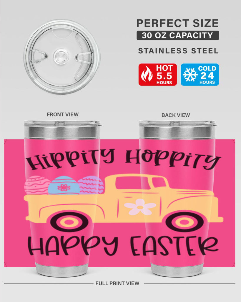 hippity hoppity happy 29#- easter- Tumbler