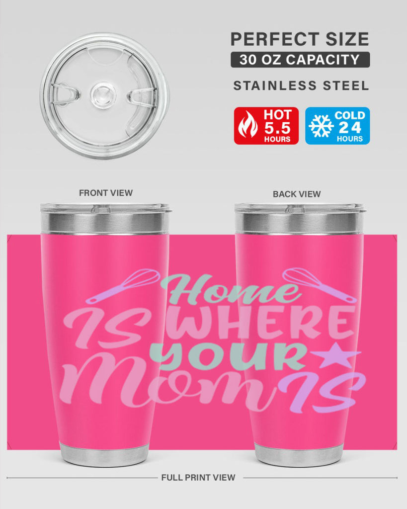 home is where your mom is 37#- home- Tumbler